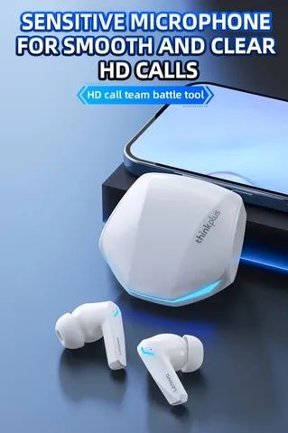 Fones de Ouvido Lenovo GM2 Pro - Bluetooth 5.3 - Branco - Foto 2