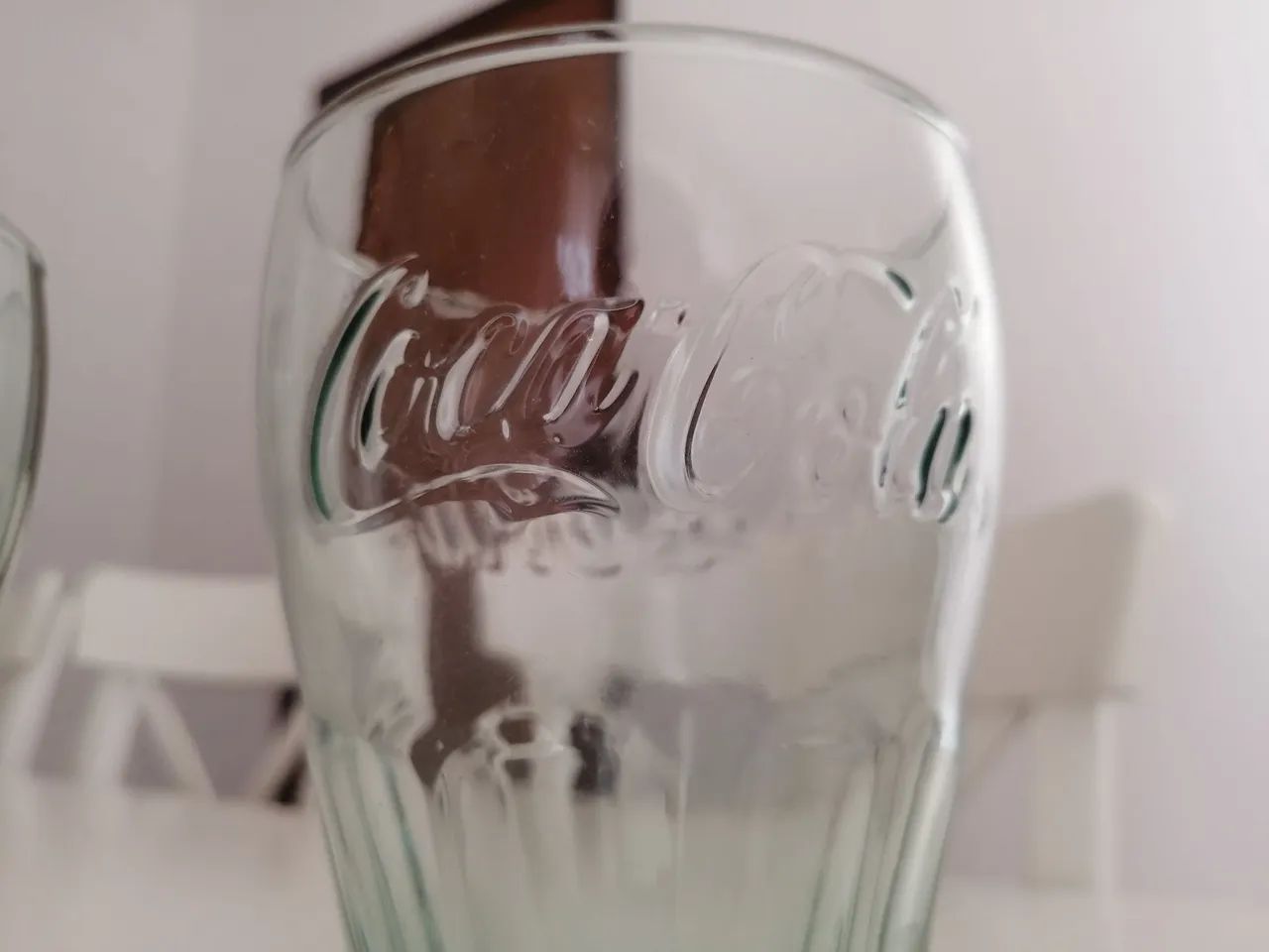 Copo de vidro coca-cola altura 15 cm - Foto 2