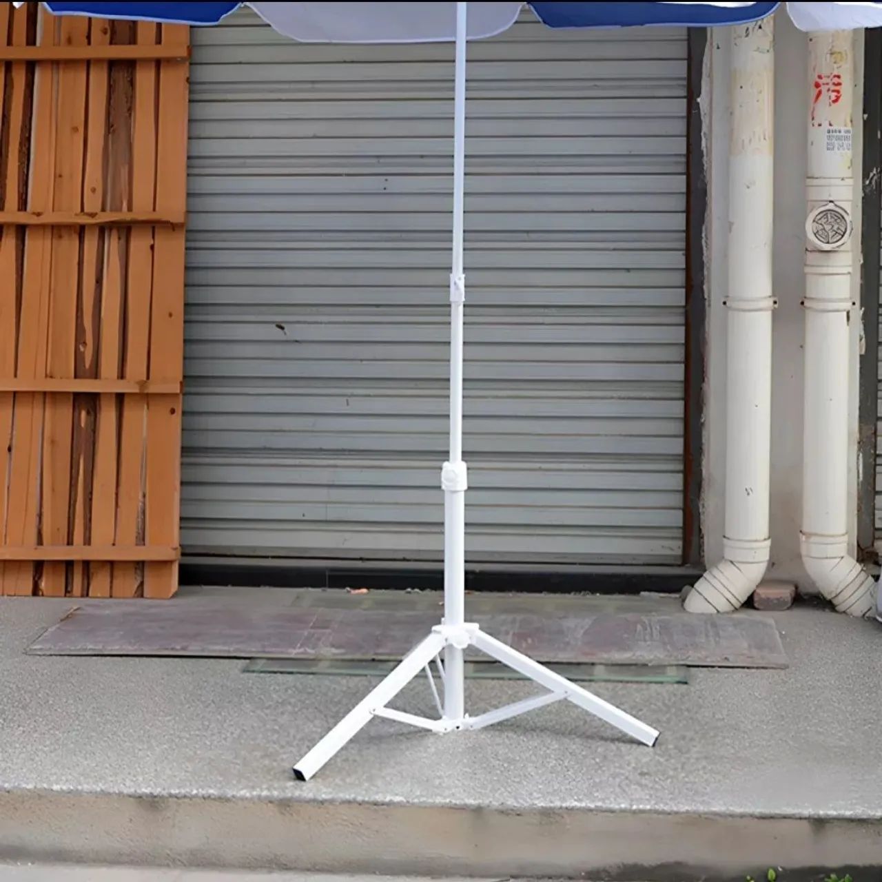 Suporte para Guarda-Sol - Branco - Novo - Foto 5