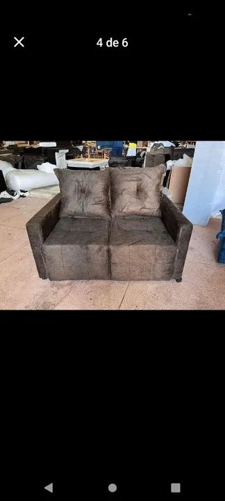 Sofá Retrátil medindo 1.40cm comprimento  - Foto 4