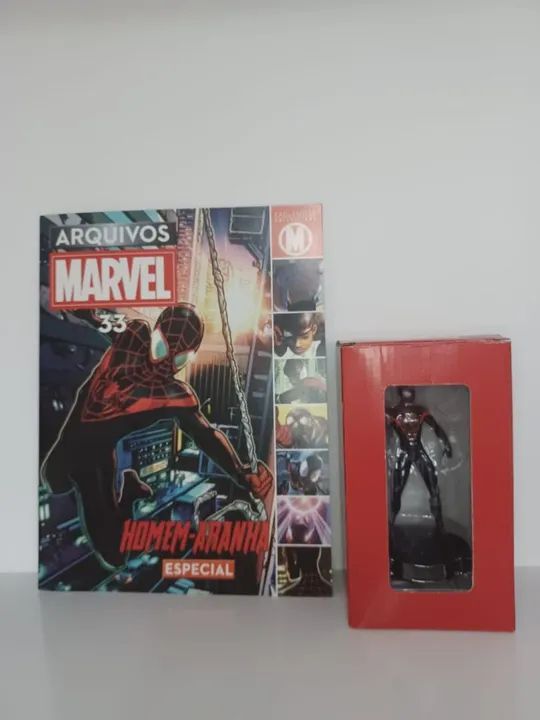 Miniatura Marvel Fact Files Homem Aranha Miles Morales Edição 33
64276693193473121