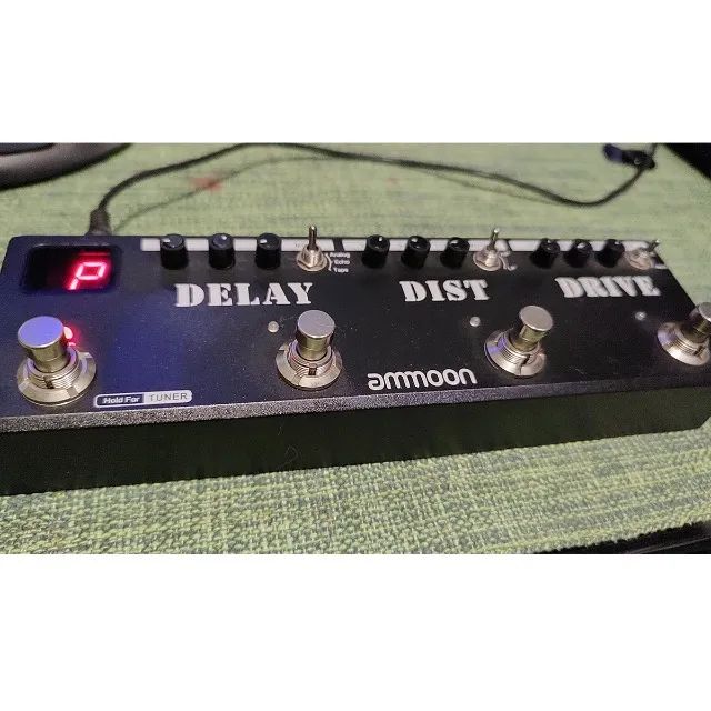 Pedal Ammoon Pockmon OD, Dist, Delay, Afinador - Foto 2