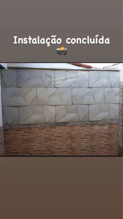 Revestimento 3D para sua casa! Revestimento cimenticio 3D - Foto 3