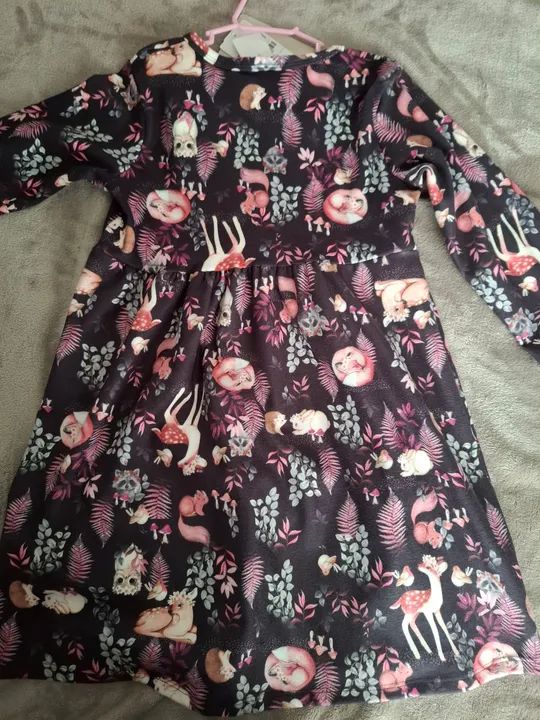 Vestido Infantil Floresta Encantada - Foto 4