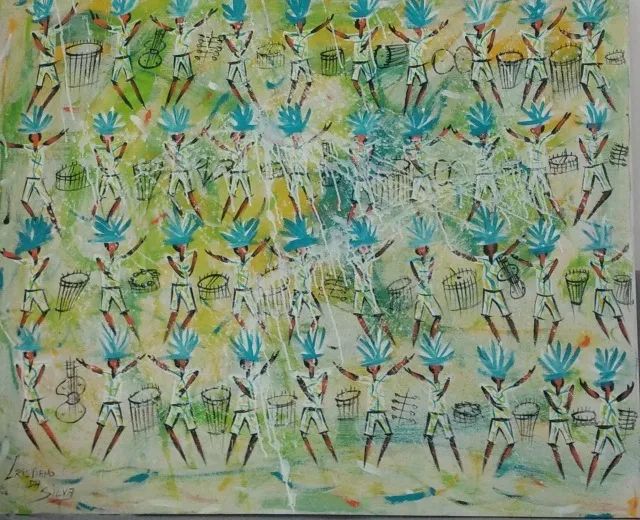 Pintura acrílica sobre tela, Carnaval 2008 - Foto 4