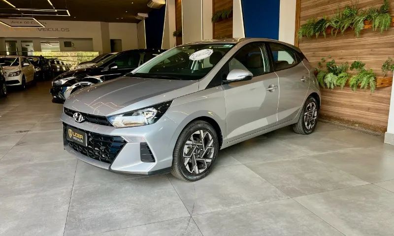 HB20 TGDI COMFORT 2024 8.000KM + AUTOMÁTICO + RODAS + MÍDIA + SENSOR + SEM DETALHES - Foto 4
