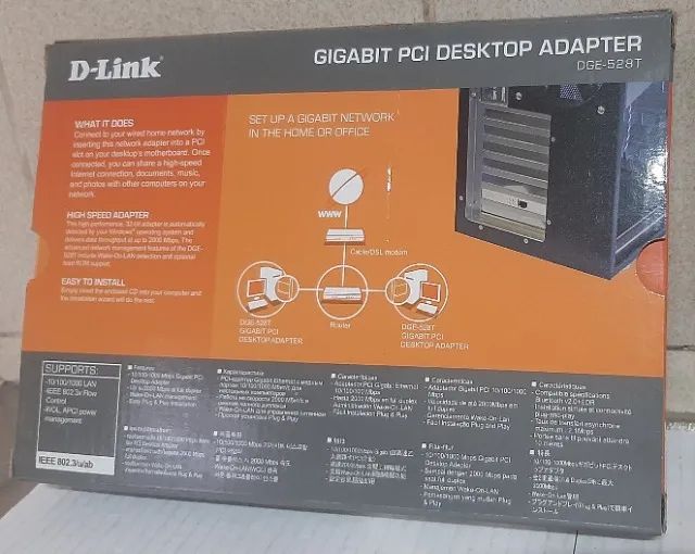 Placa De Rede D-link Dge-528t Gigabit Pci 10/100/1000 Mbps - Foto 3