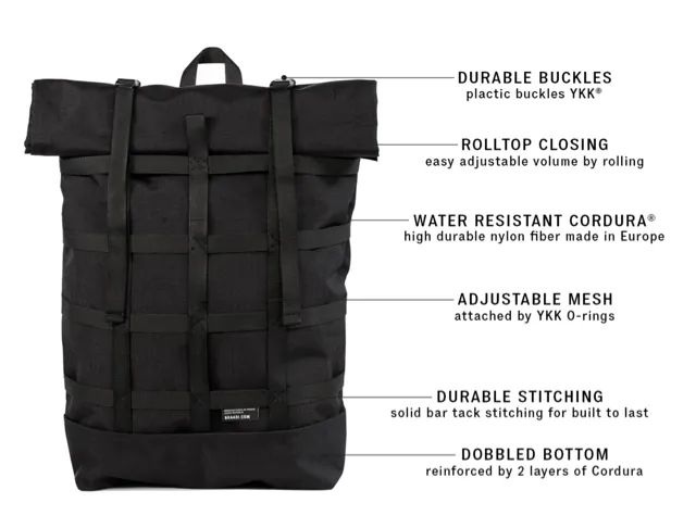 mochila rolltop Braasi - Foto 4