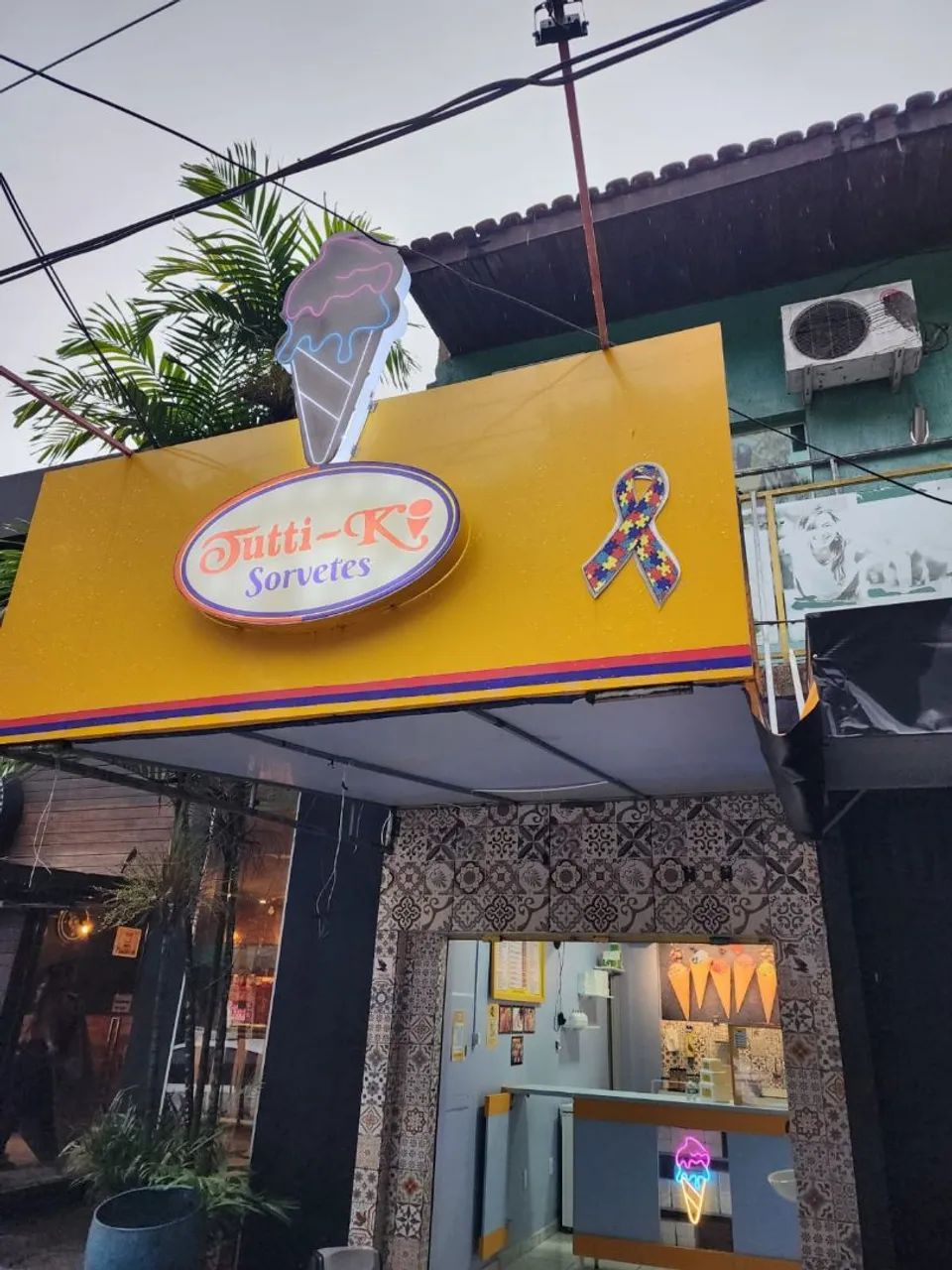 Passo ponto montado- Sorveteria Tutti-Frutti