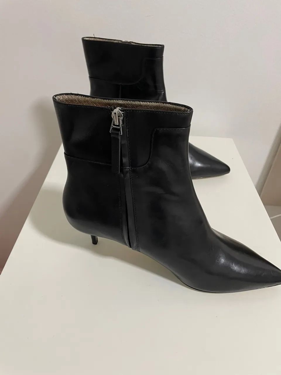 HOT Cano Curto Botinha Zara Zara Botas Cano Curto BOTA