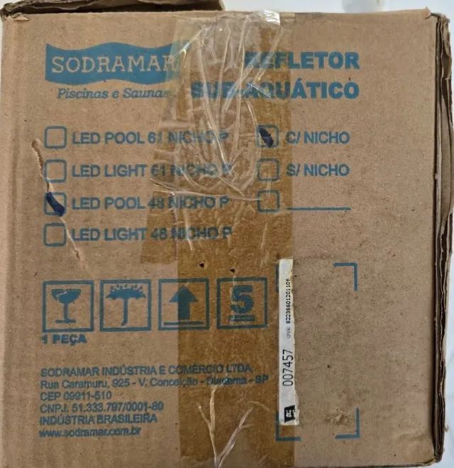 Refletor Piscina Sodramar Led Pool Ref:7291 ( Produto Novo ) - Foto 4