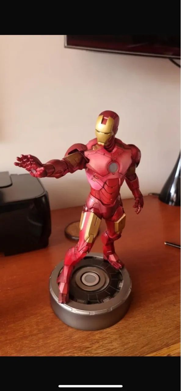 Boneco Iron Man Mark IV 30cm Estátua Original Kotobukiya - Foto 5