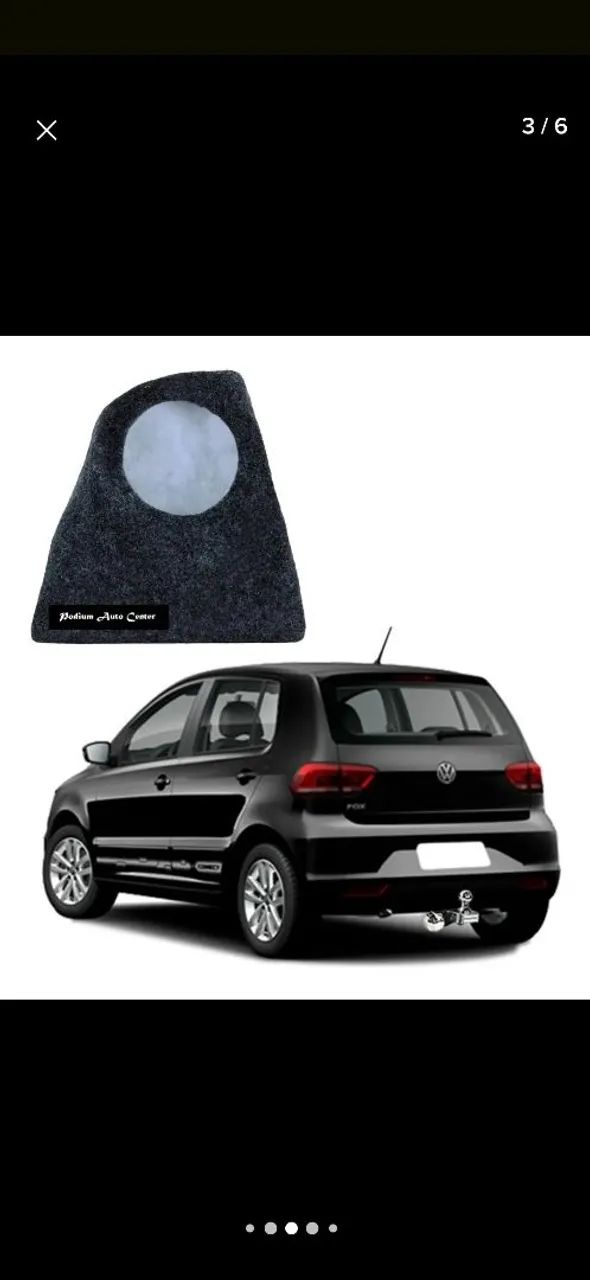 Caixa selada com sub para Fox