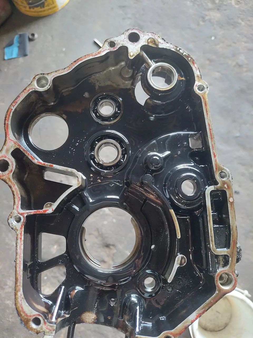 Carcaça do motor da shinray 50cc - Foto 3