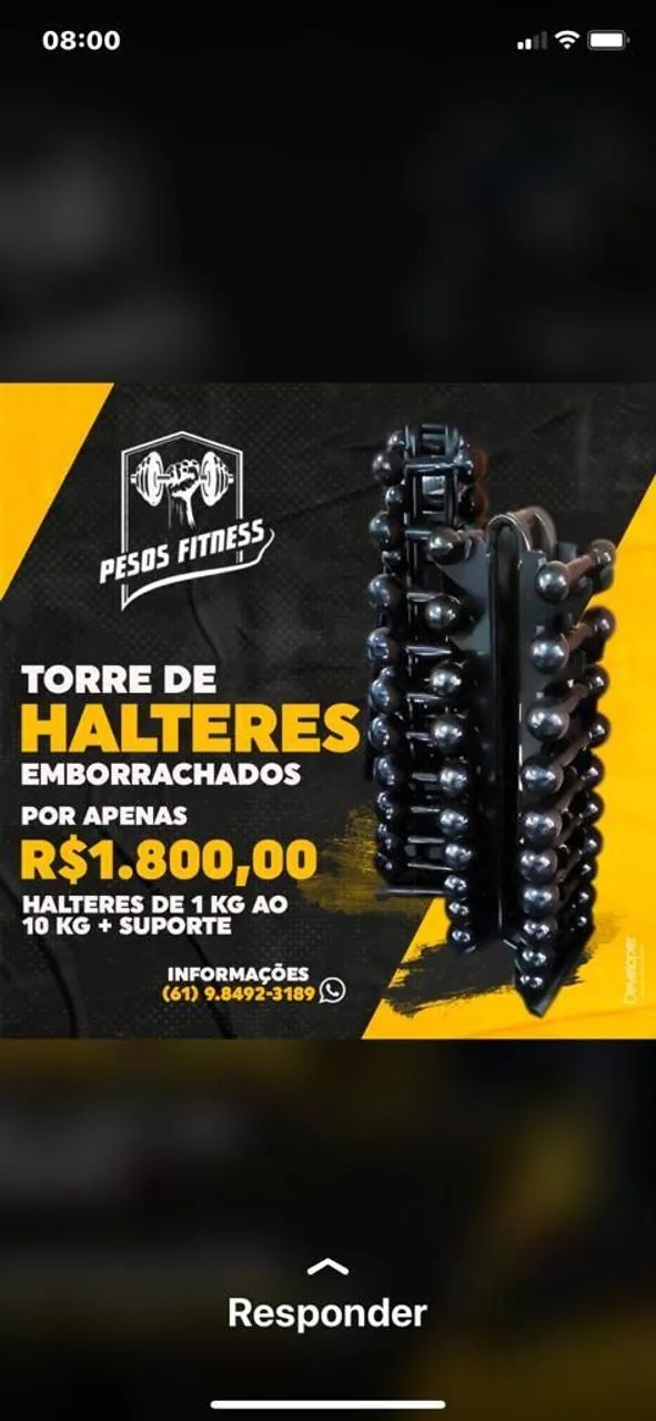 Torres de halteres novas  - Foto 5