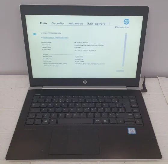 Notebook Hp Probook 440 G5 Core i5-8250 8GB Nvme 256