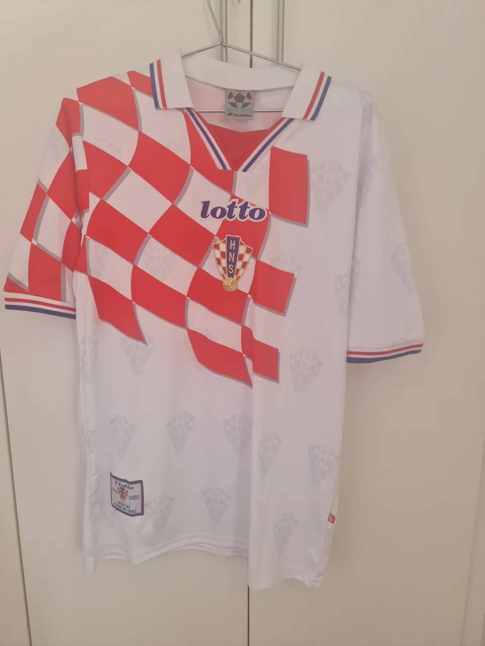 Camisa RETRO Croácia 1998 - Lotto - Tamanho M