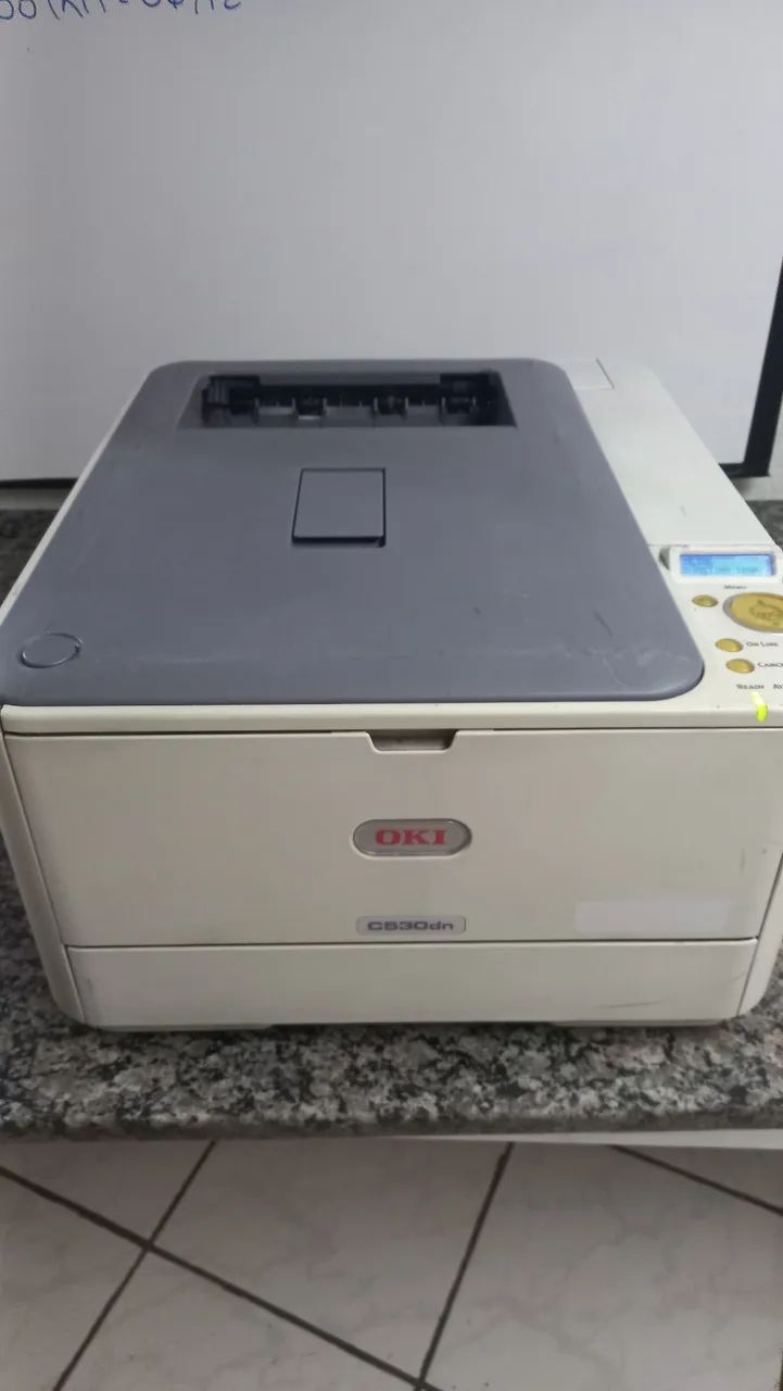 Impressora oki, ligando no estado