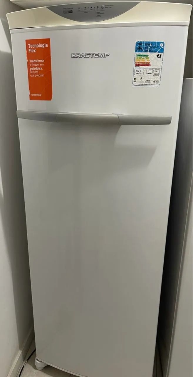 Freezer Vertical Brastemp Flex Frost Free 228 Litros BVR28NB - Foto 3