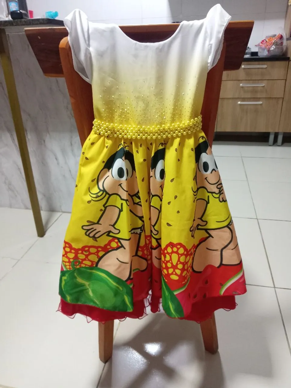 Vestido Infantil Temático da Magali