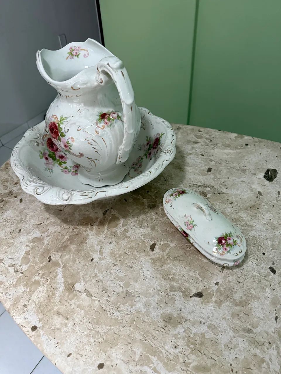 Lindo conjunto para decoração, colecionador peça antiga - Foto 2