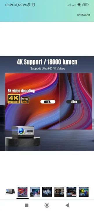 Projetor Bettdow top de linha  - Foto 2