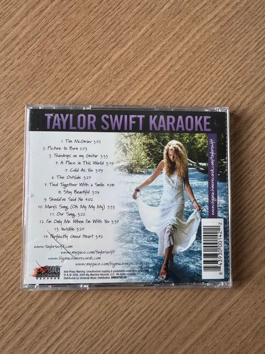 Taylor Swift - CD Karaoke DEBUT - Foto 4