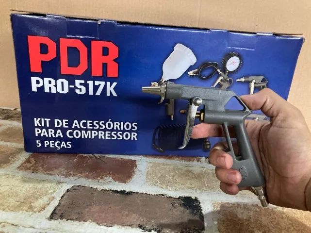 KIT ACESSÓRIOS PARA COMPRESSOR 5 PEÇAS - PDR