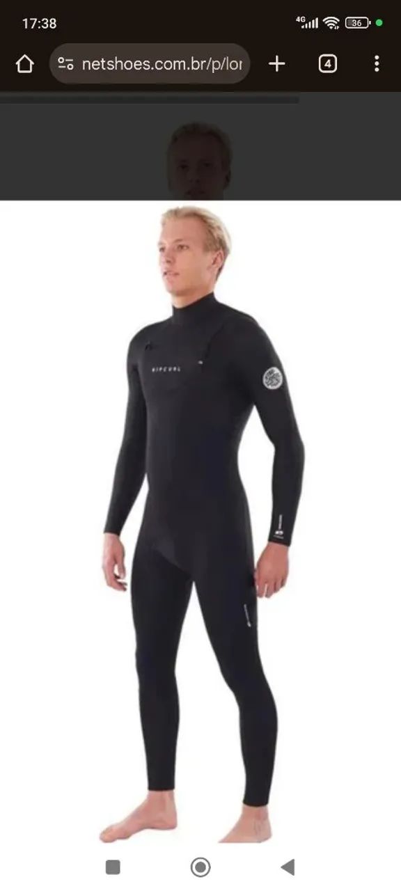 *NOVO* Long John Rip Curl Dawn Patrol "L" 3/2 - Foto 2