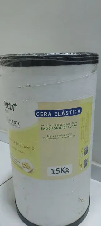 Cera Elástica para Depilação 15Kg - Baixo Ponto de Fusão