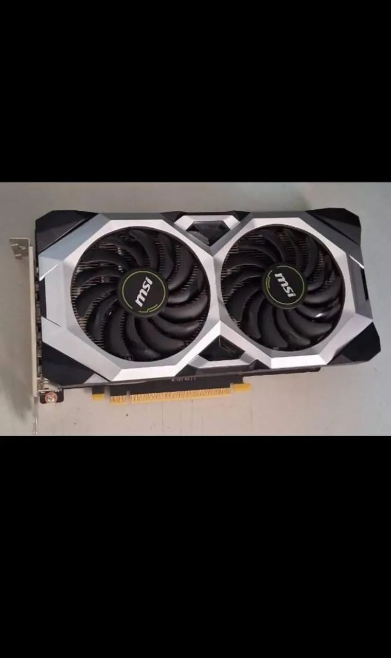 【中古】MSI Ventus GeForce RTX 2060 12GB MSI Placa de vídeo para jogos GeForce RTX 2060 Ventus 12G OC