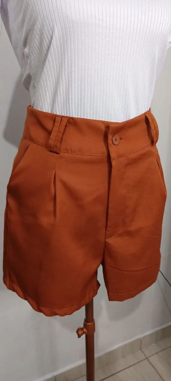 Shorts alfaiataria novos - Foto 4