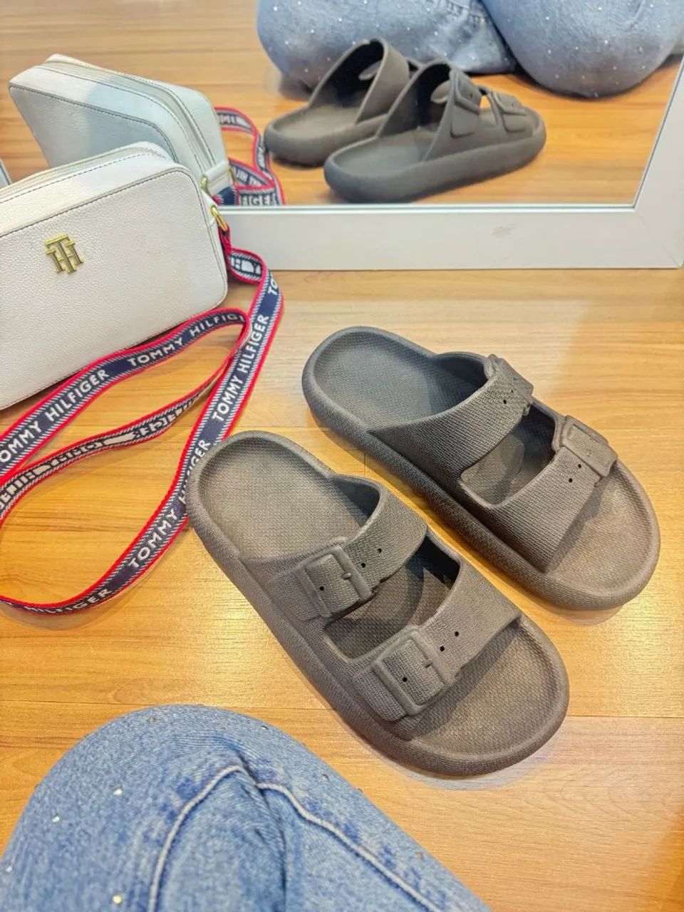 Sandálias papete Ivete. - Foto 4