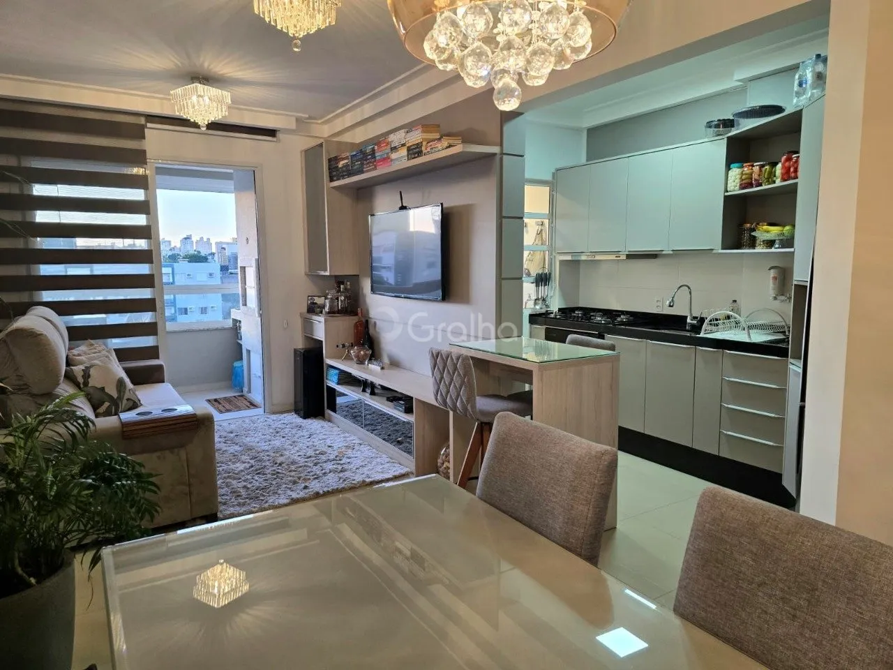 Apartamento de 68m² com 2 quartos sendo 1 suíte no Abraão