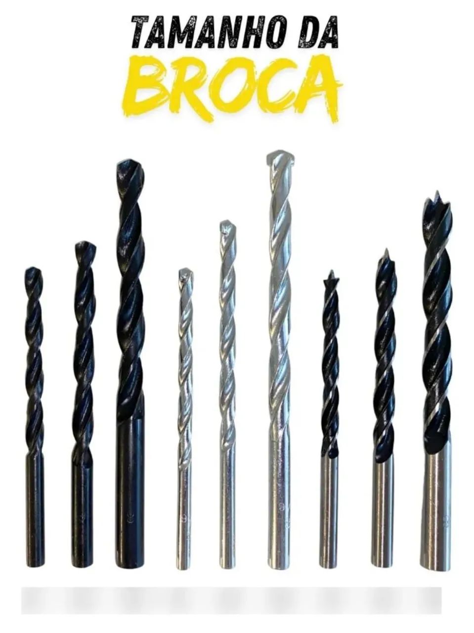 Jogo de brocas 9 peças  - Foto 5
