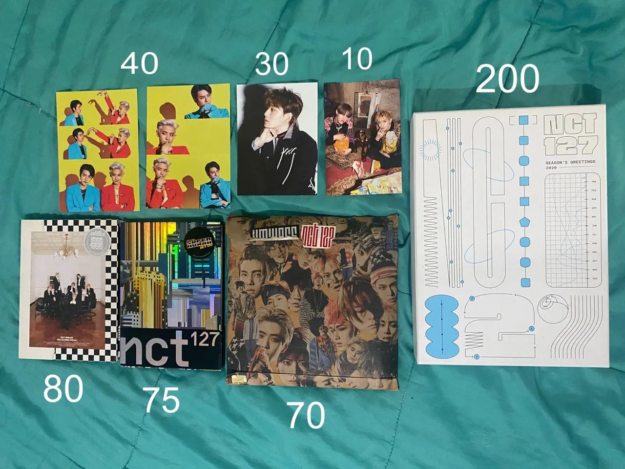 NCT 127, DREAM E EXO- Álbuns + Photocards