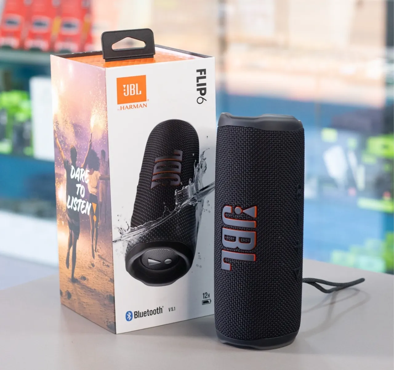 Caixa de Som Portátil JBL Flip 6 - Bluetooth