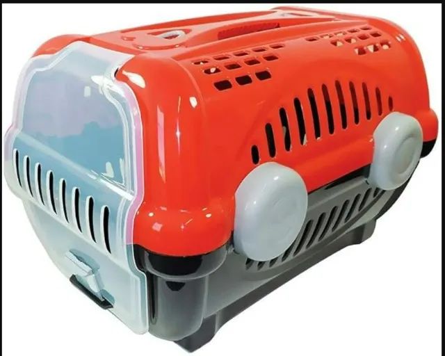 Caixa de Transporte, Vermelho/Cinza, 1