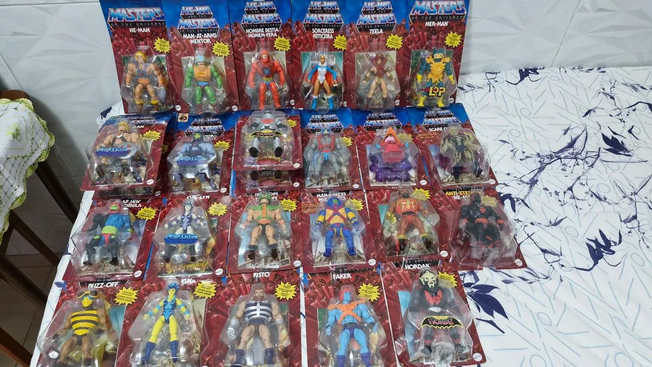 Coleção Bonecos Masters of the Universe - Leia Anuncio