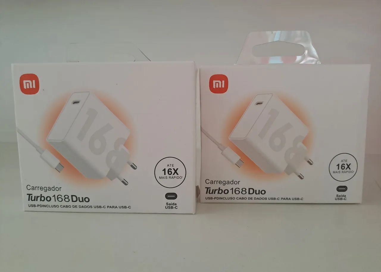 Vende Se Carregador Da Linha MI 168W Tip C.