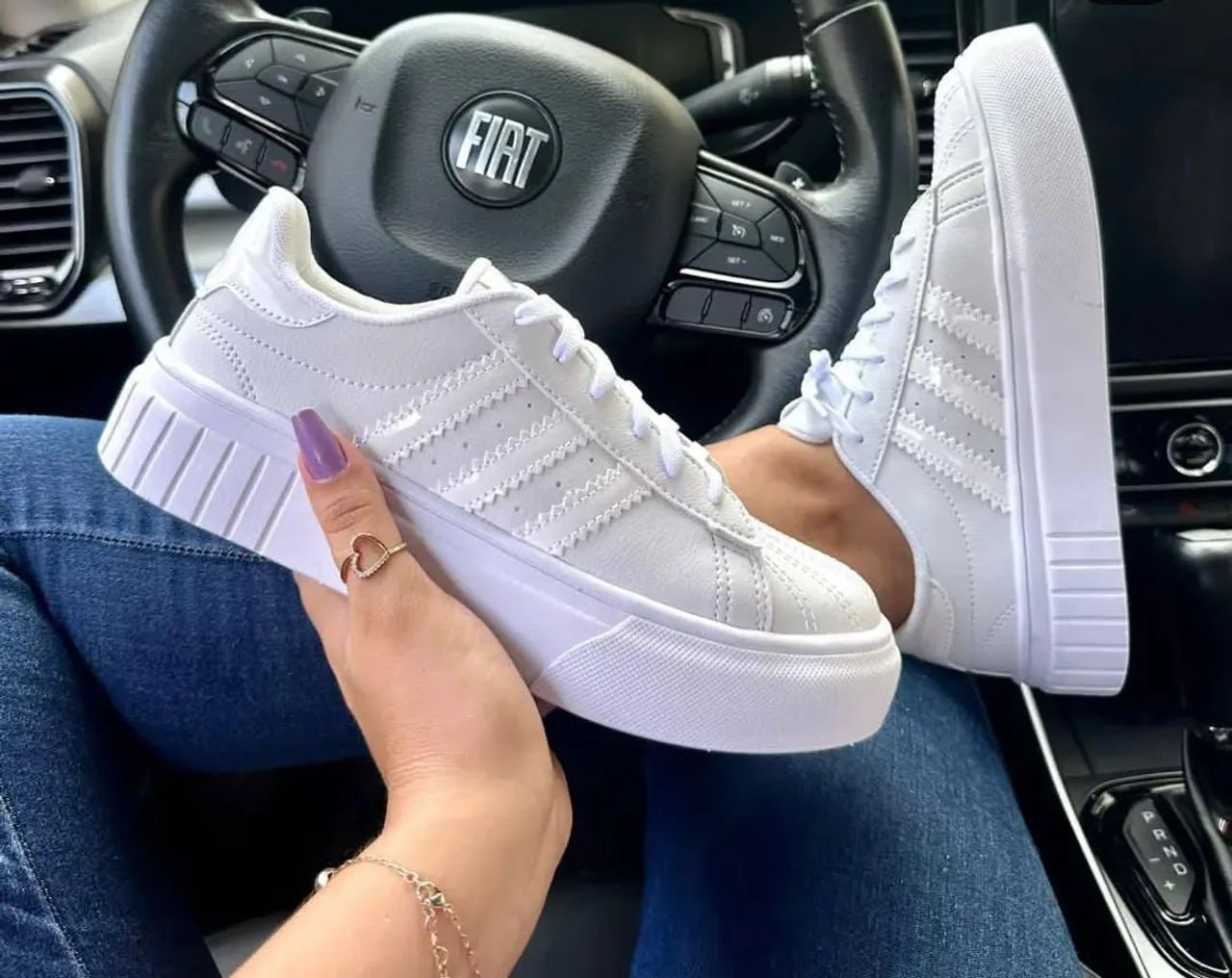 Tênis Adidas Feminino Casual atacado - Foto 3