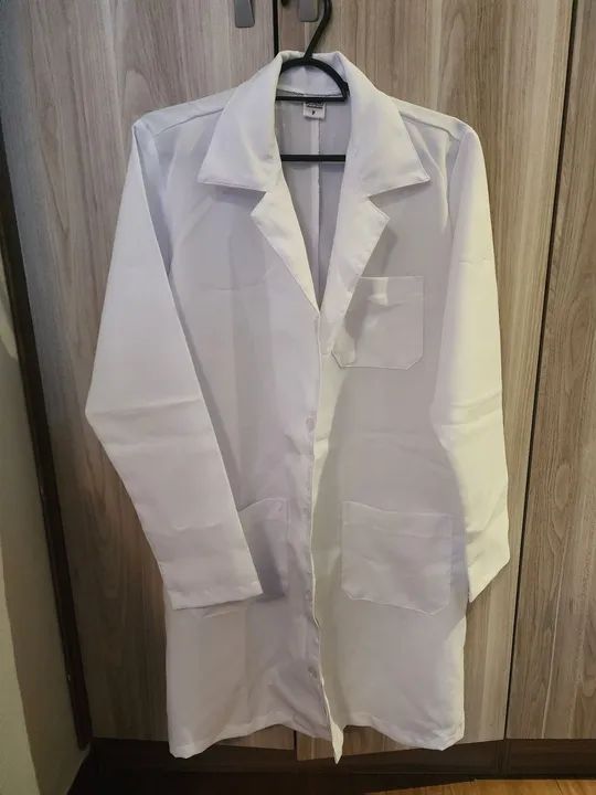 Jaleco branco - Tamanho P