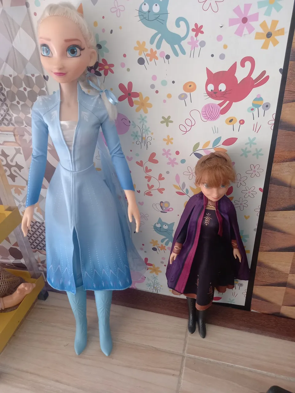 Boneca Elsa Frozen Gigante Articulada