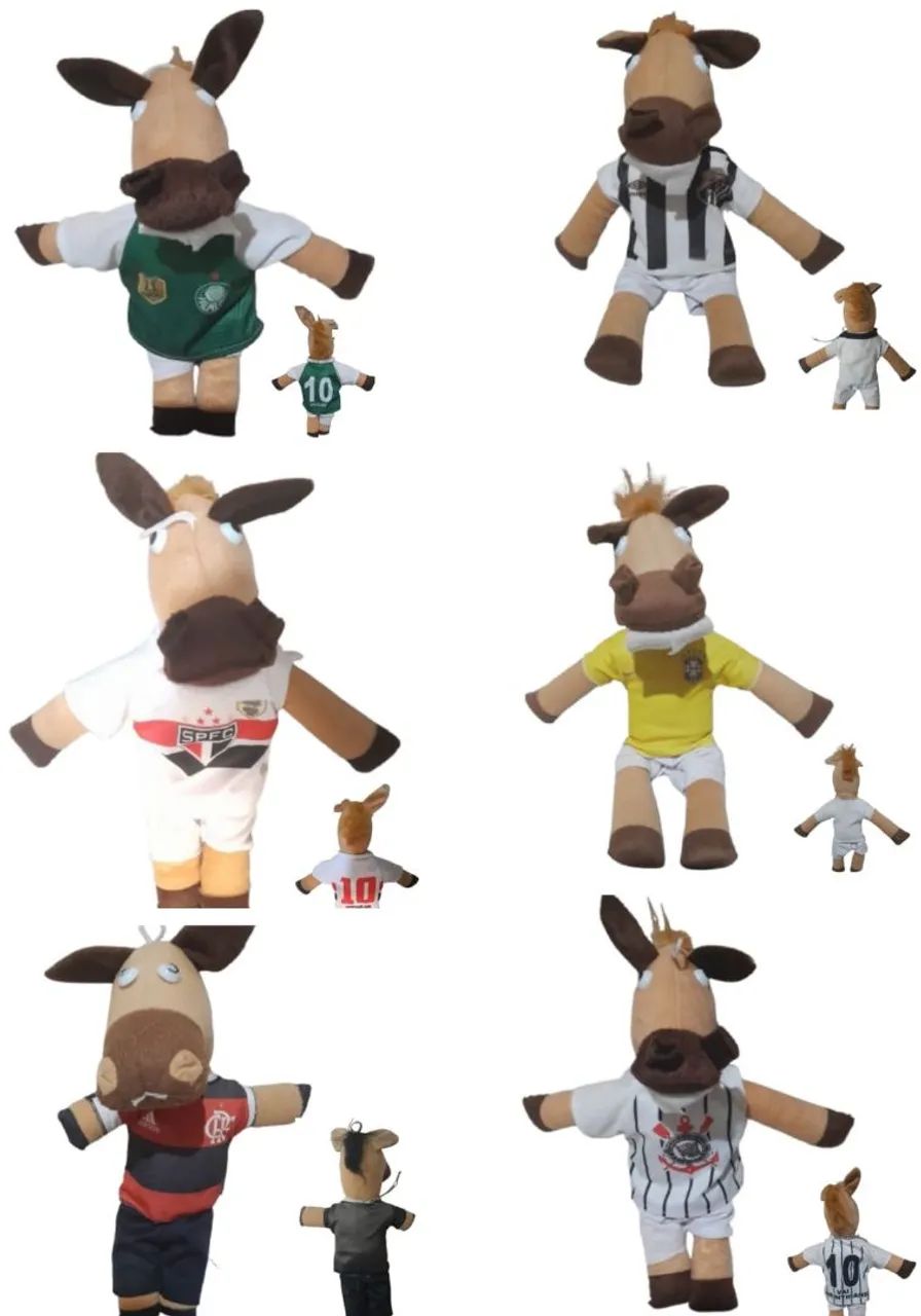 Cavalinho do fantástico de várias time tamanho aproximado 45 cm