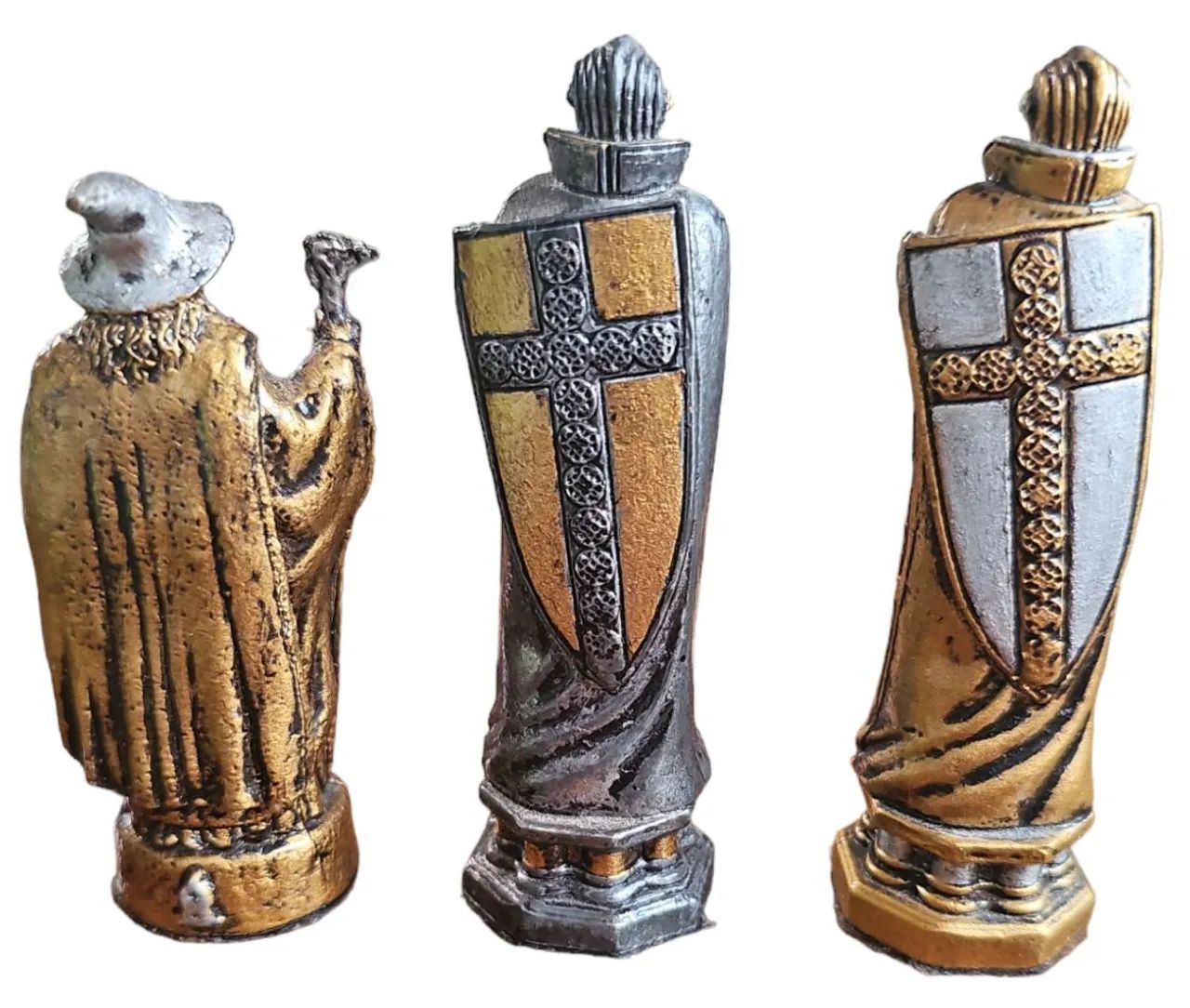 3 Peças Xadrez Harry Potter Metal Unicos - Foto 2