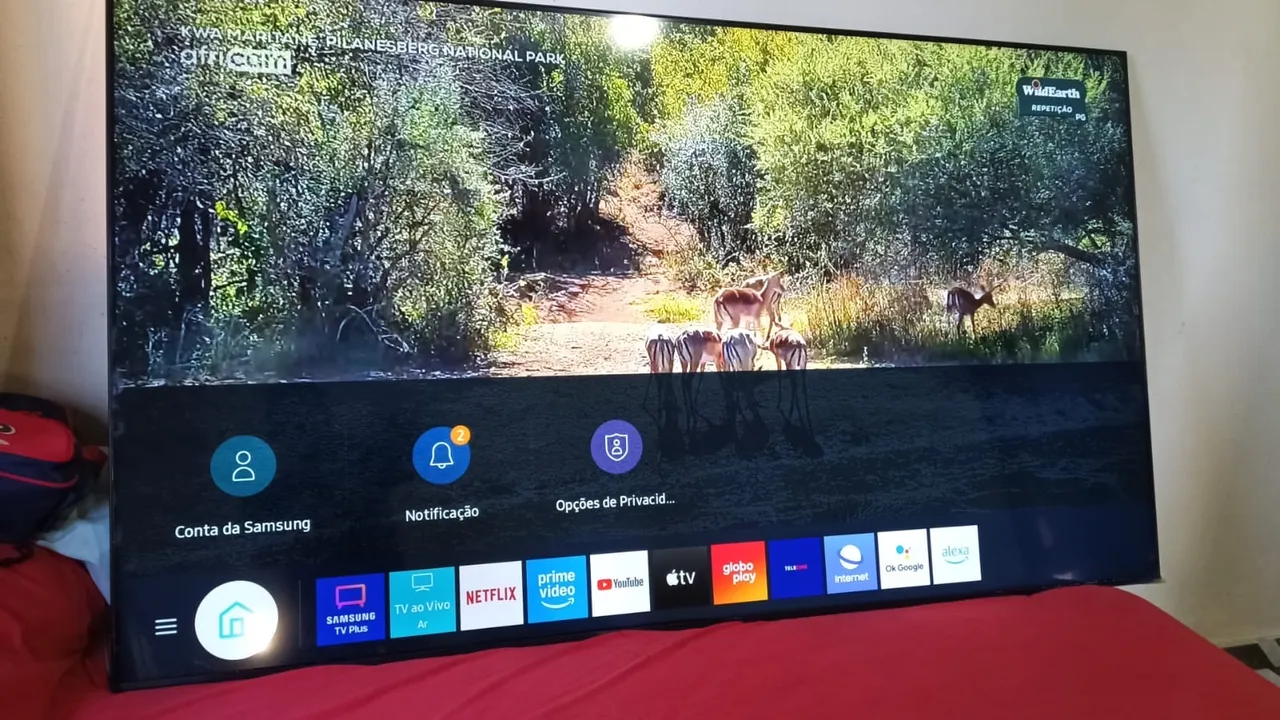 Vence na smart TV Samsung 75 polegadas