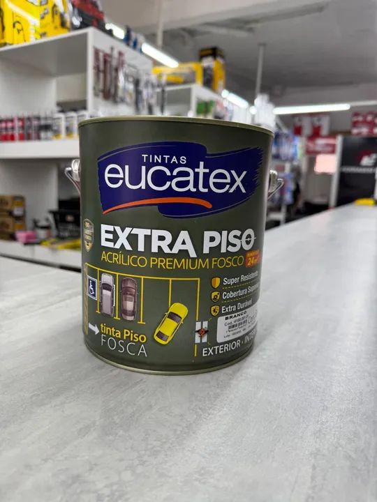 Tinta Acrílica Fosca para Piso 3,6L - EUCATEX  - Foto 3