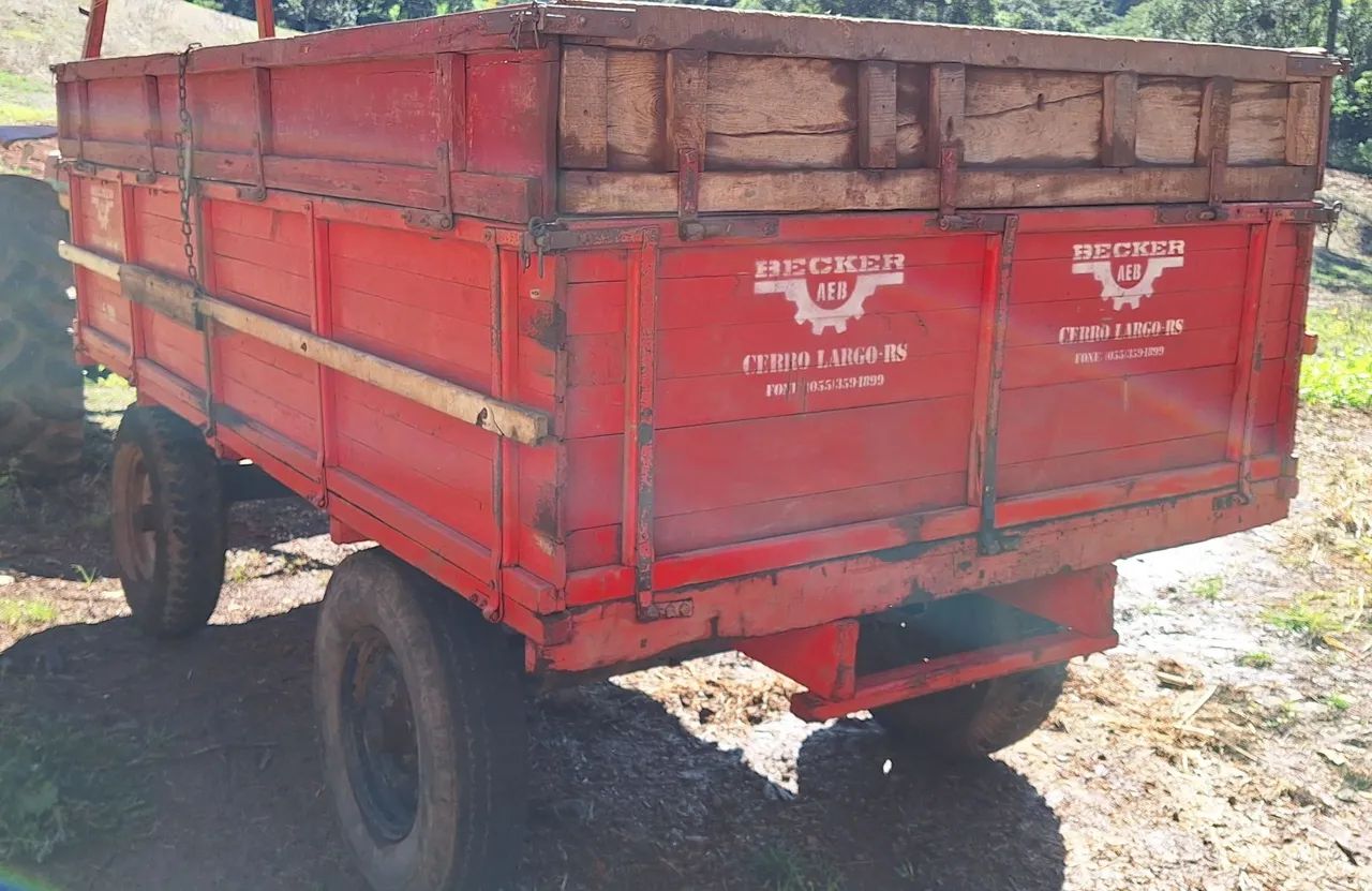 Carreta Agrícola Becker 5 Toneladas - Carroção - Foto 3