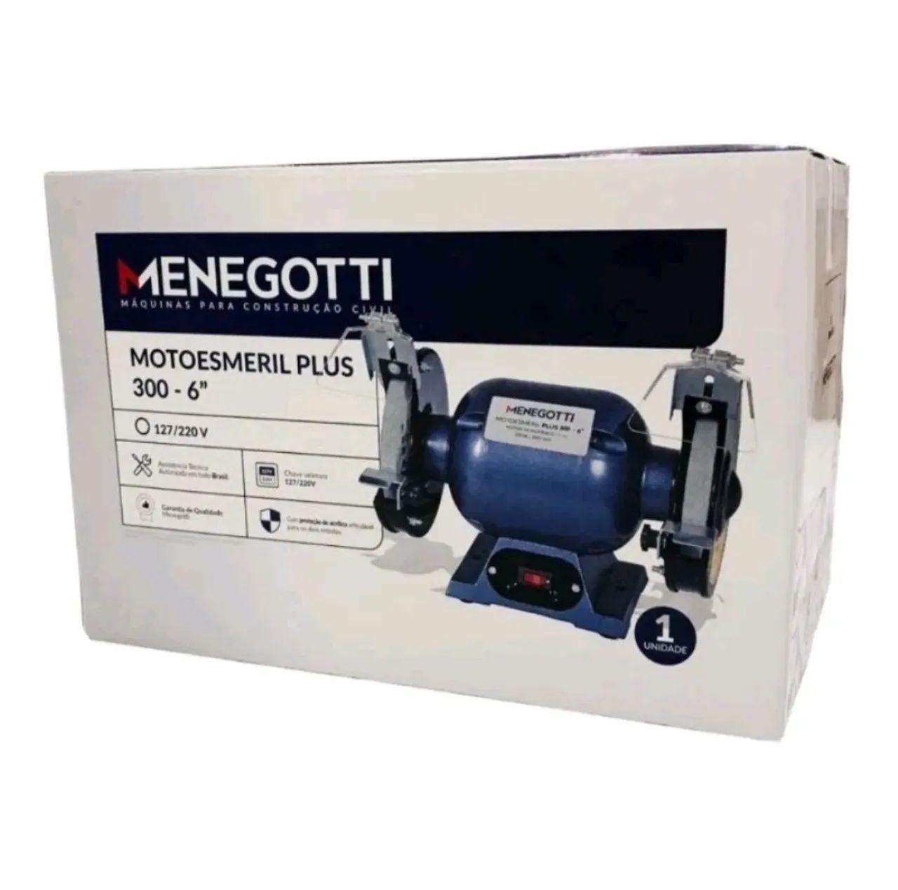 Motoesmeril Plus 300watts 6'' Menegotti