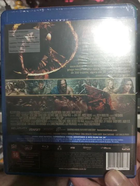Blu-ray 2D e 3D Immortals imortais novo lacrado - Foto 2